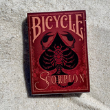 Bicycle Scorpion Red Playing Cards