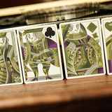 Reminisce Green Playing Cards