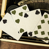 Reminisce Green Playing Cards