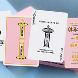 Gemini Safari Casino Pink Playing Cards