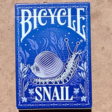 Bicycle Snail Blue Playing Cards