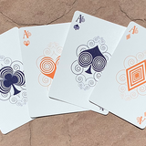 Bicycle Snail Orange Playing Cards