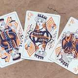Bicycle Snail Orange Playing Cards