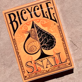 Bicycle Snail Orange Playing Cards