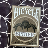 Bicycle Spider Green Playing Cards