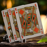 Notorious Gambling Frog Orange Playing Cards