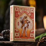 Notorious Gambling Frog Orange Playing Cards