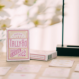 Tally-Ho Orchid Fan Back Playing Cards
