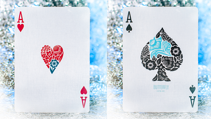 Butterfly Seasons Winter (Marked) Playing Cards – RunIt Decks