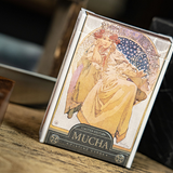 Mucha Princess Hyacinth Silver Edition Playing Cards