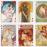 Mucha Zodiac Playing Cards