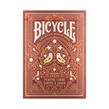 Bicycle Aviary Orange Playing Cards