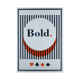 Bold. Standard Edition Playing Cards