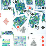 Bicycle Table Talk Blue Playing Cards