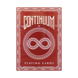 Continuum Burgundy Playing Cards