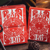 Smoke and Mirrors v8 Red Set Playing Cards (2 Decks)