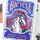 Bicycle Elegant Carousel Royal Blue Playing Cards
