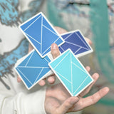Flexible Gradient Blue Playing Cards