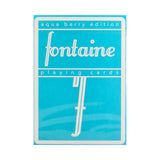 Fontaine Aqua Berry Playing Cards