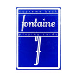 Fontaine Supreme Back Blue Playing Cards