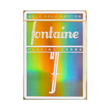 Fontaine Holographic Gold Playing Cards