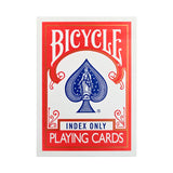 Bicycle Index Only Red Playing Cards