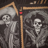 Calaveras Midnight Playing Cards