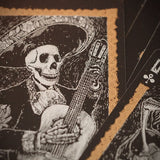 Calaveras Midnight Playing Cards