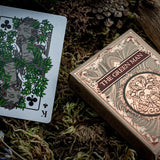 Green Man Autumn Playing Cards