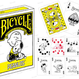 Bicycle Peanuts Yellow Playing Cards