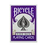 Bicycle Colored Rider Back Violet Playing Cards