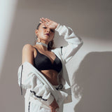 Holiday '21 Zipper Hoodie White