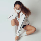 Holiday '21 Zipper Hoodie White
