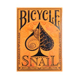 Bicycle Snail Orange Playing Cards