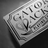 Gatorbacks Silver Playing Cards