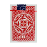 Tally-Ho Circle Back Thin Crushed Red Playing Cards