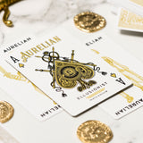 Aurelian White Playing Cards