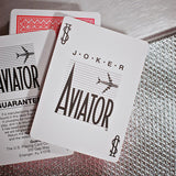 Aviator Standard Red Playing Cards