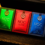 NOC Luxury Ruby Foil (Marked) Playing Cards