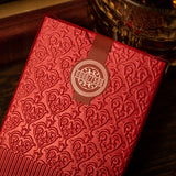 NOC Luxury Ruby Foil (Marked) Playing Cards
