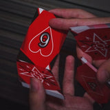 Cardistry Fanning Red Playing Cards