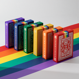 DKNG Rainbow Wheels Yellow Playing Cards