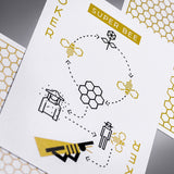 Super Bees Playing Cards